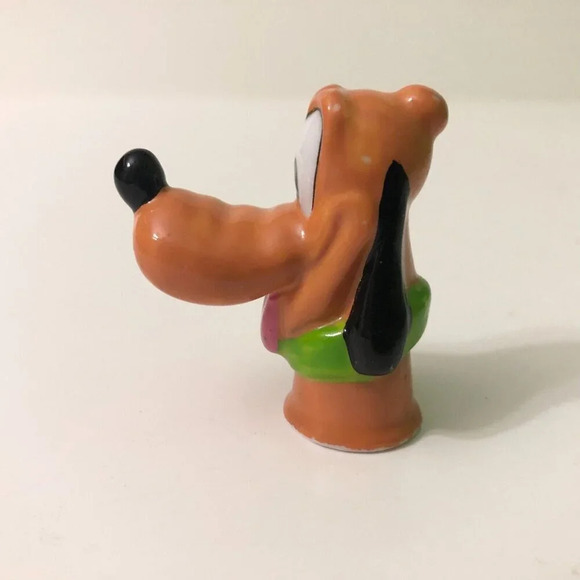 Enesco Disney Mickey and Co Pluto Figure Head Ceramic 2 Inch Tall - Picture 5 of 16